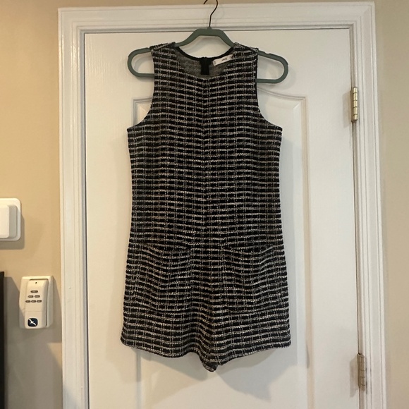 Mango tweed jumpsuit set with vest - Picture 2 of 3